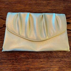 EUC Vintage Avon Polished Gold Evening Bag